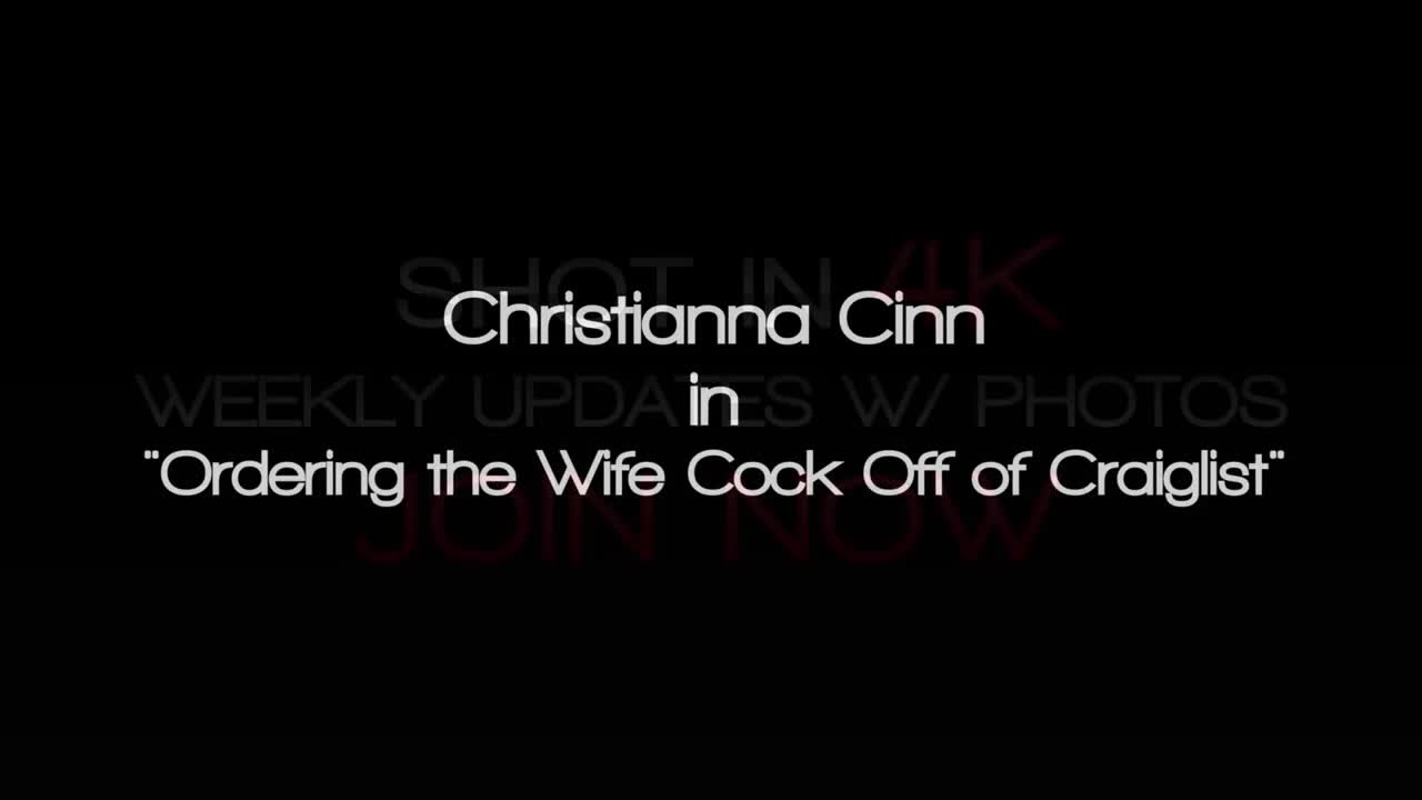 Fascinating Christiana's wife clip