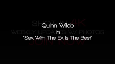 Sex hungry Quinn Wilde at cum on pussy dirt