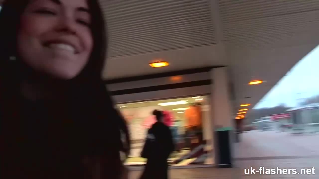 An awesome public flashing with a big-bottomed Ava Delush - ePornTube