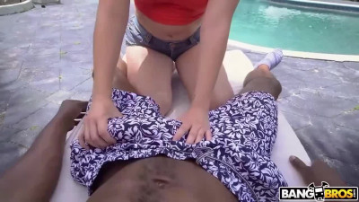 Black lover with a long penis fucked a hot white model Gia OhMy