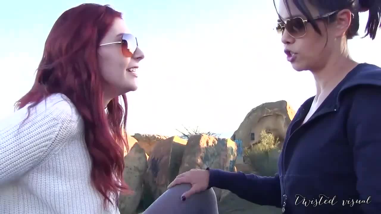 Outdoor lesbian action with curvy babes Ashlyn Molloy and Dana Vespoli - ePornTube