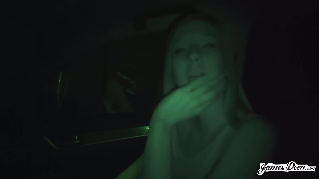 Sex for cash in the car with a cheap hottie brunette Molly Manson