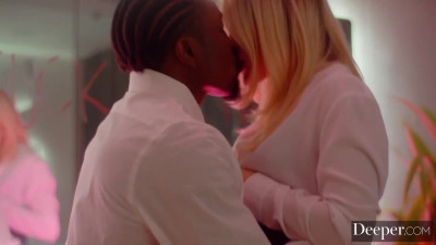 Aesthetic hardcore interracial anal fuck with a nice blonde Nikki Sweet