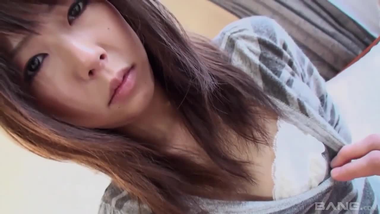 Small boobed Japanese gal Reina wants to orgasm for real