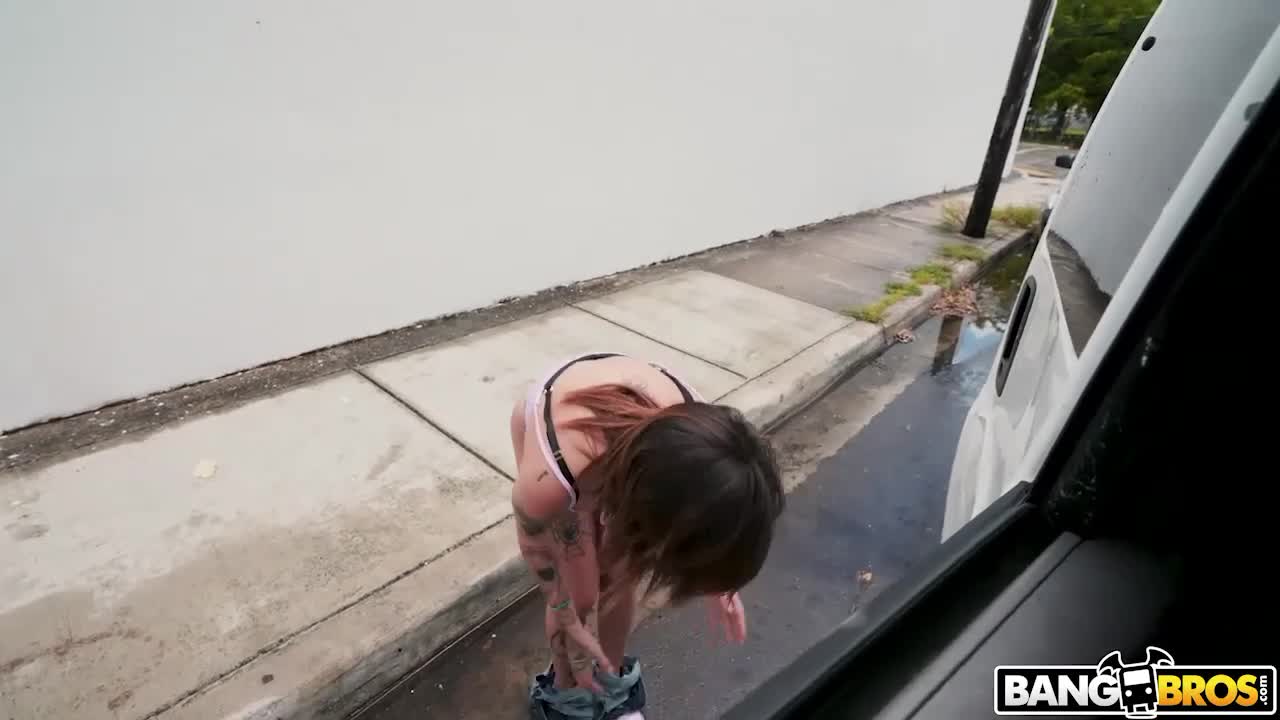 Gorgeous hottie with round ass Anna Chambers screwed in the van - ePornTube