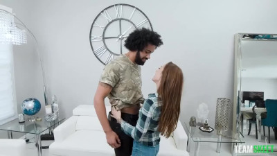 Aesthetic chick Dani Blu is having fun with a new fucker