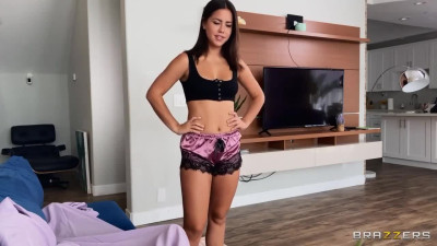 Latina teen with long legs Alina Lopez fucks with an athlete