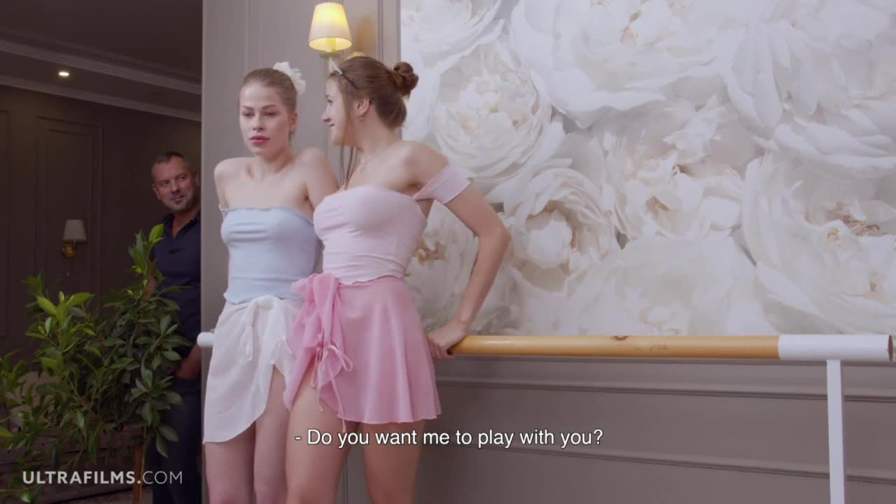 Hardcore FFM video starring ballerinas Leah Maus and Sofy Lucky - ePornTube