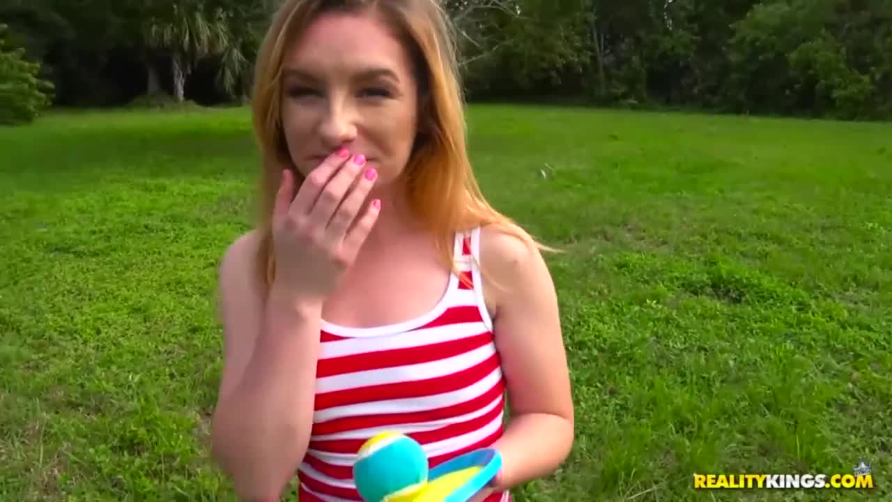 Crazy outdoor sex on the grass with a slutty teen Bridgette Ryder - ePornTube