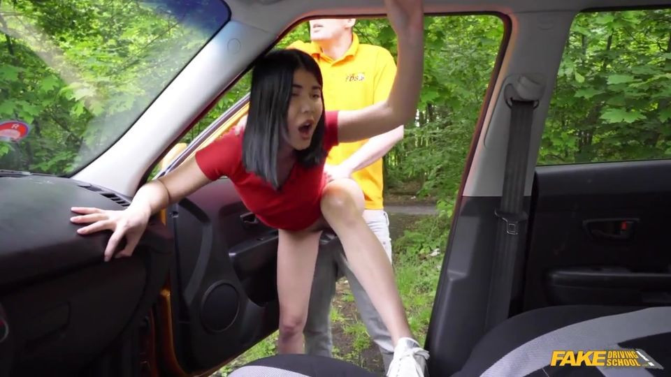 Fake driver fucks with a good-looking Asian brunette Lady Dee - ePornTube