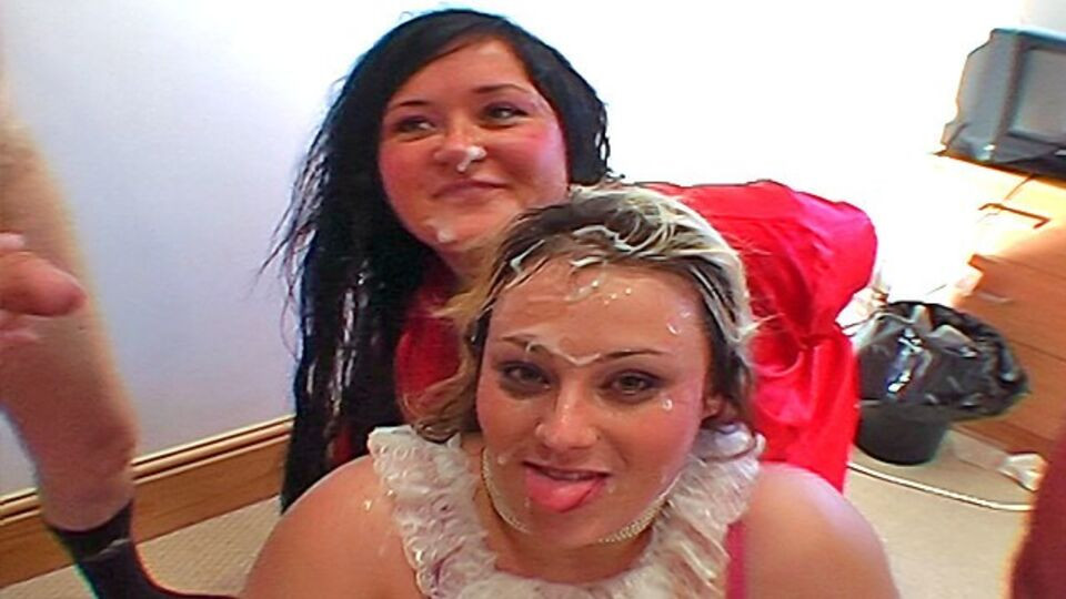 British Bukkake Babes featuring Nikita Devine's fat porn